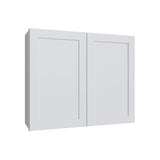 Shaker White Double Door Wall Cabinet - 36" W x 36" H