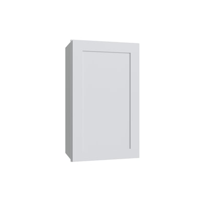 Shaker White Single Door Wall Cabinet - 9" W x 42" H