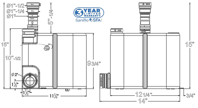 Saniflo Saniswift Pro
