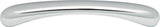Atlas Homewares Bridge Pull 5 1/16 Inch (c-c) Polished Chrome