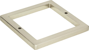 Atlas Homewares Tableau Square Base 3 Inch Brushed Nickel