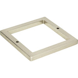 Atlas Homewares Tableau Square Base 3 Inch Brushed Nickel