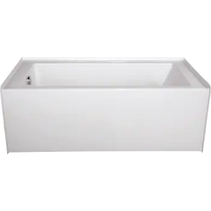 Sydney 60 in. Left Hand Drain Rectangular Alcove Bathtub in White