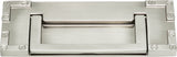 Atlas Homewares Campaign L-Bracket Drop Pull 3 Inch (c-c) Brushed Nickel