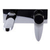 ALFI brand AB1772-PC Polished Chrome Wall Mounted Modern Bathroom Faucet