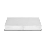 Voltaire 12" x 24" Stainless Steel Double Shelf Wall Niche in Matte Chrome