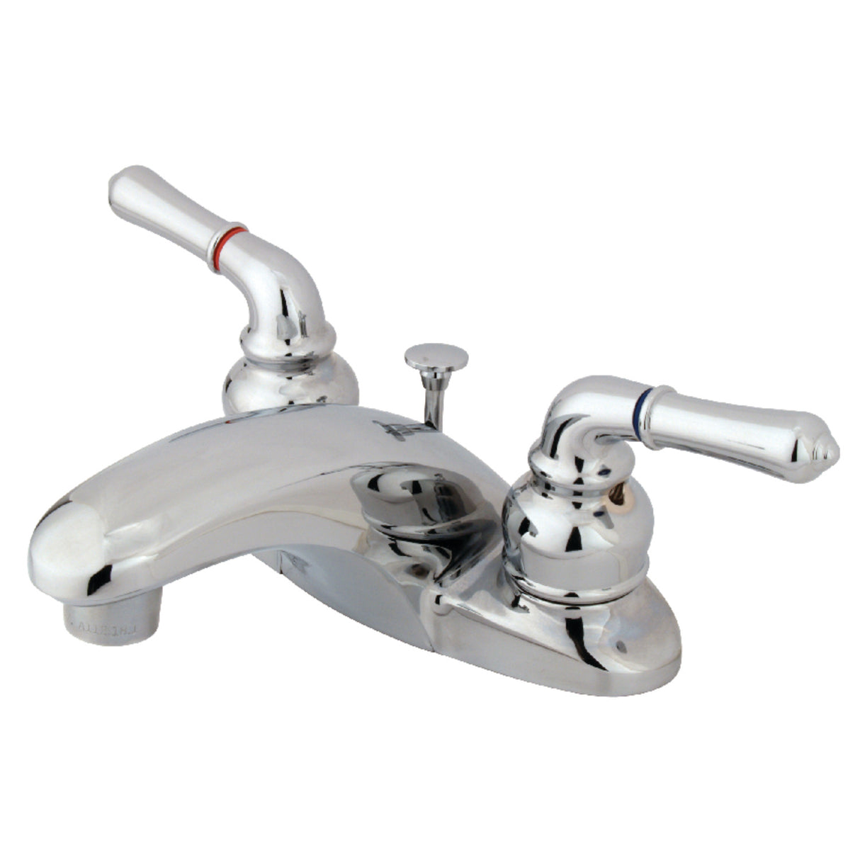 Kingston Brass KB621B 4 in. Centerset Bathroom Faucet, Polished Chrome