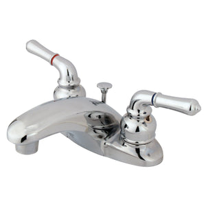 Kingston Brass KB621B 4 in. Centerset Bathroom Faucet, Polished Chrome