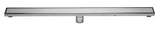 ALFI brand ABLD36B-PSS 36" Modern Polished Stainless Steel Linear Shower Drain with Solid Cover