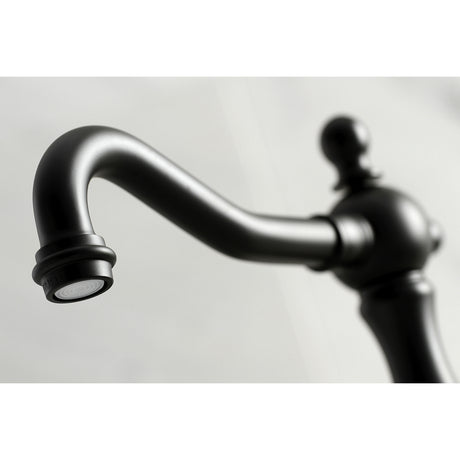 Kingston Brass KS1970BX 8 in. Widespread Bathroom Faucet, Matte Black