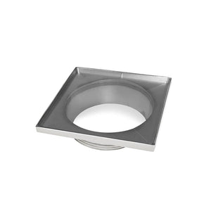 Infinity Drain T 54 5” x 5” Stainless Steel 4” Throat