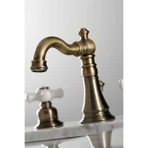 Fauceture FSC19733PX American Classic Widespread Bathroom Faucet, Antique Brass
