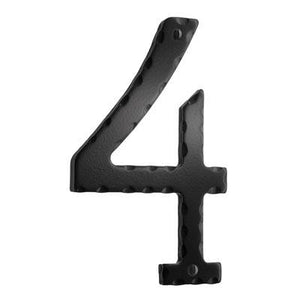 Smedbo Smedbo House Number 4 in Black Wrought Iron