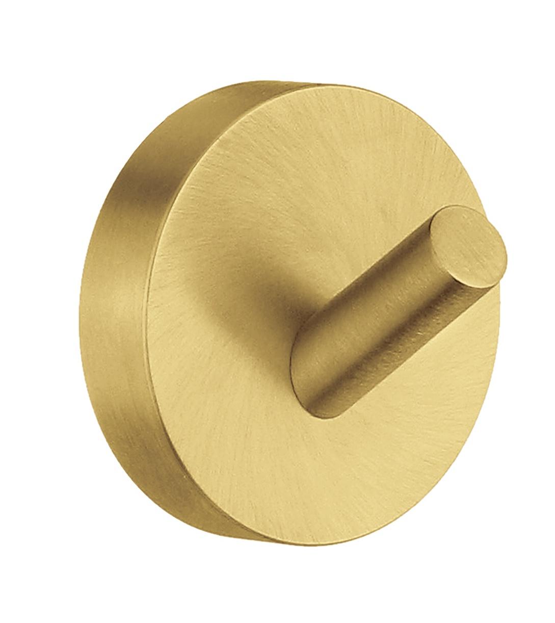 Smedbo Home Towel Hook in Brushed Brass