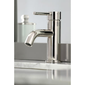Fauceture LS822DLPN Concord Single-Handle Bathroom Faucet with Push Pop-Up, Polished Nickel