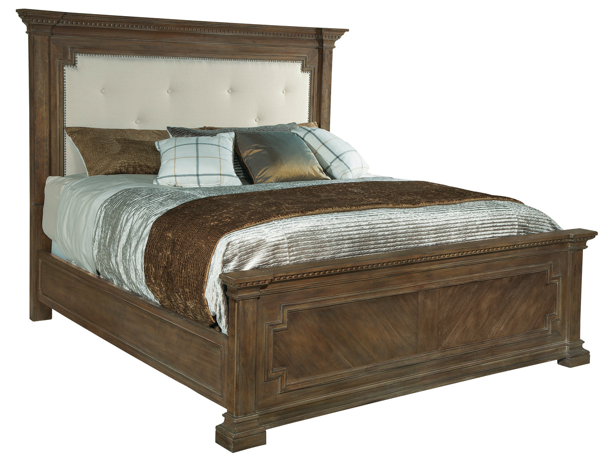 Hekman 19270 Turtle Creek 72in. x 89in. x 71in. Queen Upholstered Panel Bed