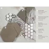 Marazzi Moroccan Concrete Taupe 8x9 Glazed Porcelain Hexagon Tile