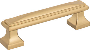 Atlas Homewares Wadsworth Pull 3 3/4 Inch (c-c) Warm Brass
