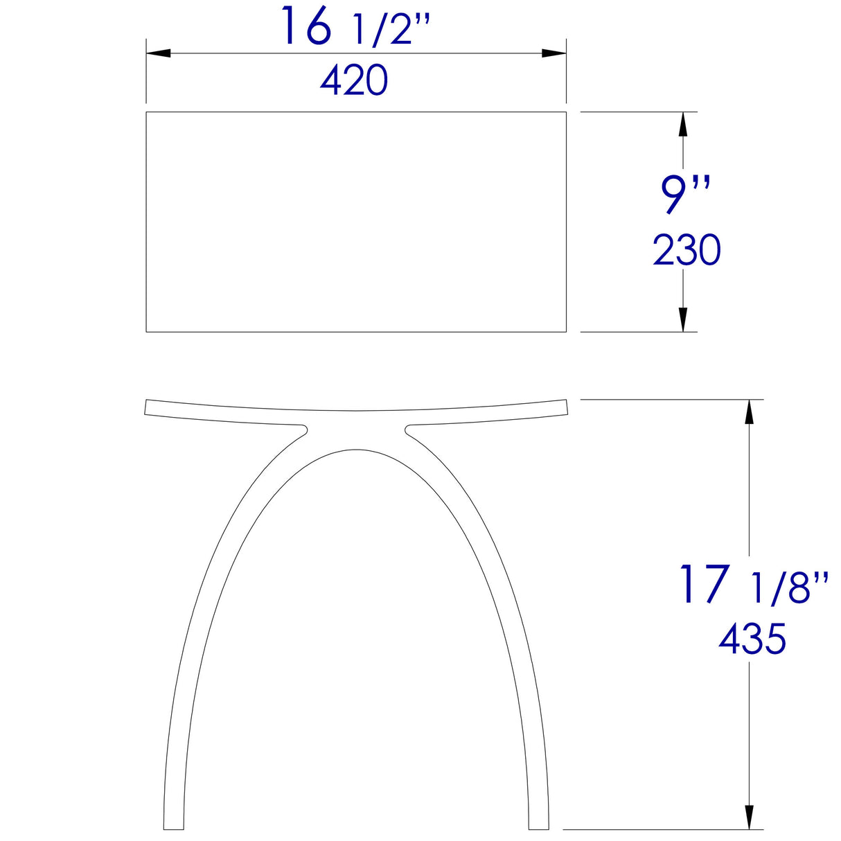 Arched White Matte Solid Surface Resin Bathroom / Shower Stool