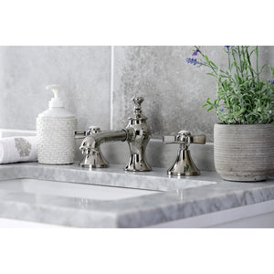 Kingston Brass KC7066ZX 8 in. Widespread Bathroom Faucet, Polished Nickel