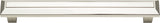 Atlas Homewares Trocadero Pull 6 5/16 Inch (c-c) Polished Nickel