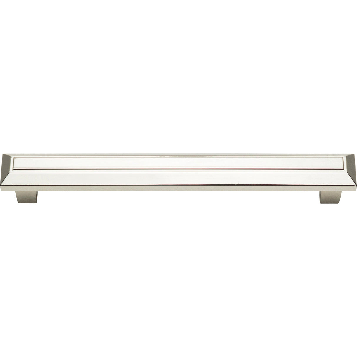 Atlas Homewares Trocadero Pull 6 5/16 Inch (c-c) Polished Nickel