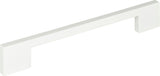 Atlas Homewares Thin Square Pull 7 9/16 Inch (c-c) High White Gloss