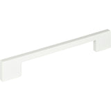 Atlas Homewares Thin Square Pull 7 9/16 Inch (c-c) High White Gloss