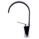 ALFI brand AB3600-PC Polished Chrome Gooseneck Single Hole Bathroom Faucet