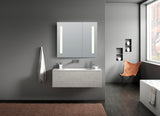 ANZZI BA-LMDFVCB007AL Ether 28 in. x 32 in. Frameless LED Mirror Bathroom Cabinet