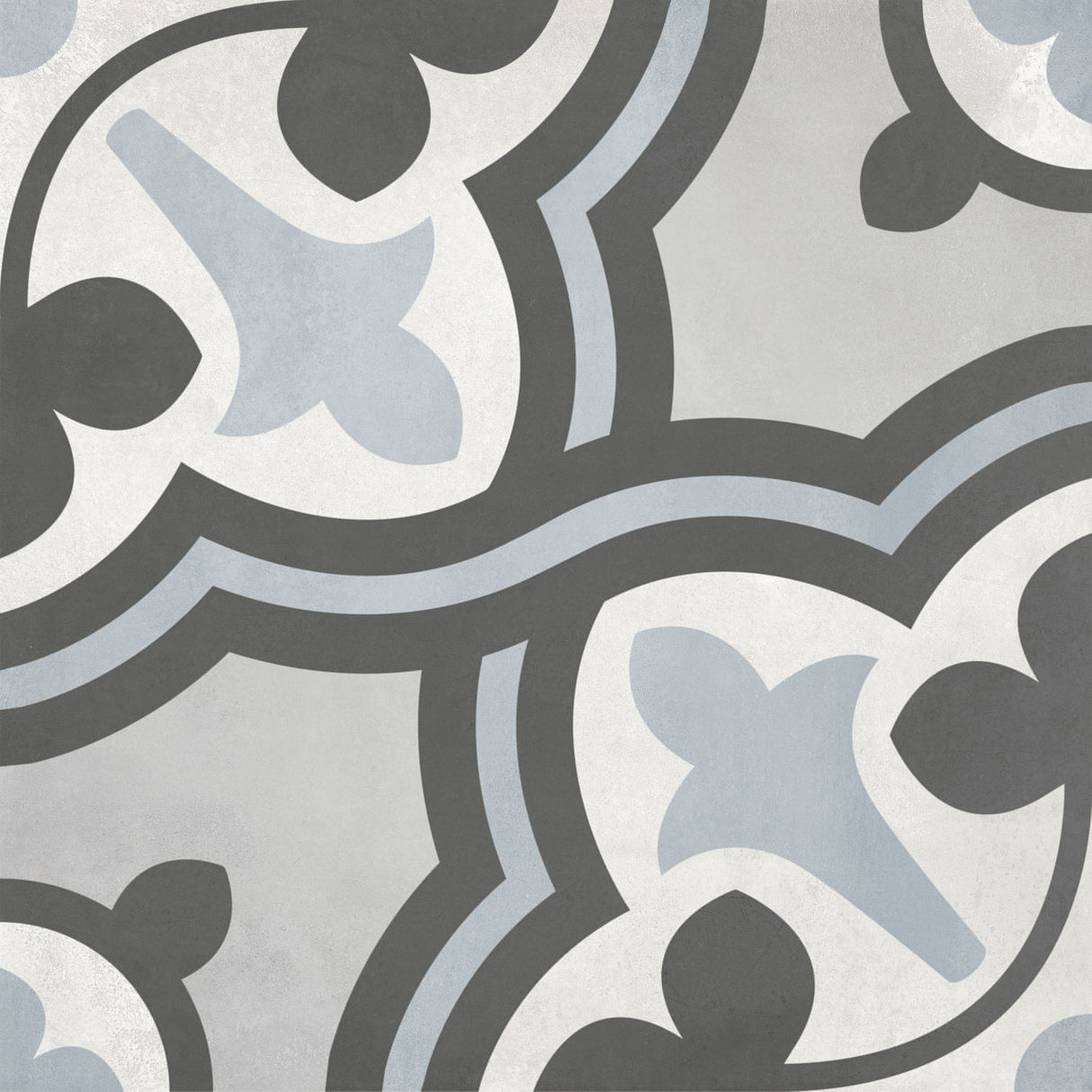 Anatolia Tile 8X8 Form Matte Tide Baroque Deco Porcelain Tile 60-328  - premium natural stone mosaic tile from Anatolia Tile, available at PoshHaus showroom in Keene, NH