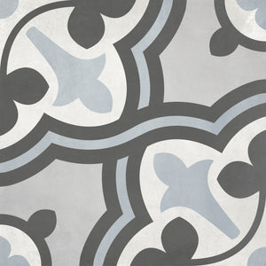 Anatolia Tile 8X8 Form Matte Tide Baroque Deco Porcelain Tile 60-328  - premium natural stone mosaic tile from Anatolia Tile, available at PoshHaus showroom in Keene, NH