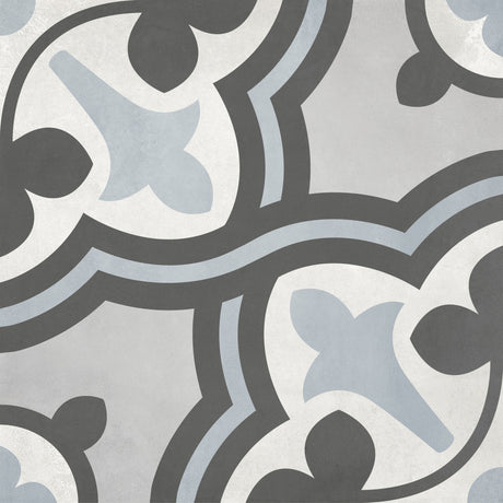 Anatolia Tile 8X8 Form Matte Tide Baroque Deco Porcelain Tile 60-328  - premium natural stone mosaic tile from Anatolia Tile, available at PoshHaus showroom in Keene, NH