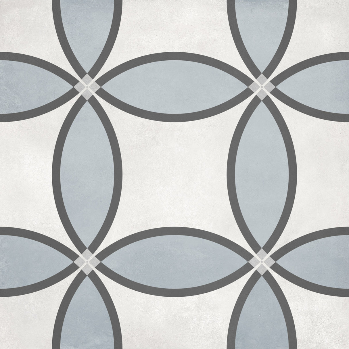 Anatolia Tile 8X8 Form Matte Tide Zenith Deco Porcelain Tile 60-331  - premium natural stone mosaic tile from Anatolia Tile, available at PoshHaus showroom in Keene, NH