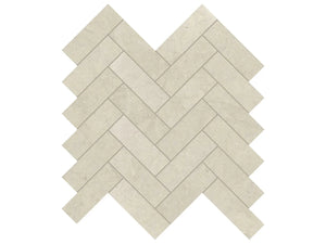 Anatolia Tile 1.25X4 Tierra Halo Herringbone Honed Marble Mosaic 5001-0288-0 * 1 Sheet = .89 Sqft * Tierra Halo Herringbone - premium natural stone mosaic tile from Anatolia Tile, available at PoshHaus showroom in Keene, NH