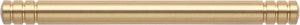 Atlas Homewares Griffith Pull 3 3/4 Inch (c-c) Warm Brass