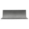 ALFI brand 24 x 12 Polished Stainless Steel Horizontal Single Shelf Bath Shower Niche