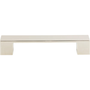 Atlas Homewares Wide Square Pull 5 1/16 Inch (c-c) Polished Nickel