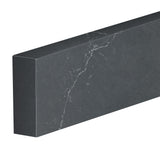 60" Backsplash, 3 CM Charcoal Soapstone