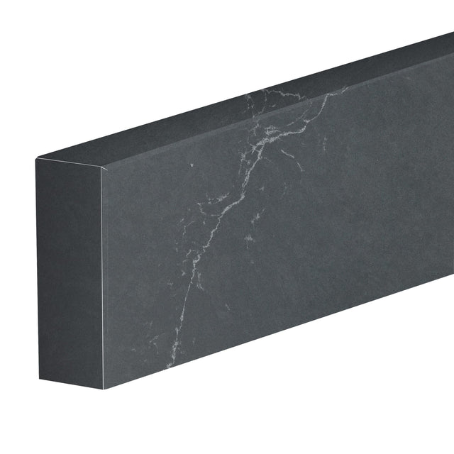60" Backsplash, 3 CM Charcoal Soapstone