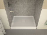 ANZZI SB-AZ011WC Fissure Series 48 in. x 36 in. Shower Base in White