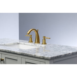 Kingston Brass KS2967DL 8 in. Widespread Bathroom Faucet, Brushed Brass