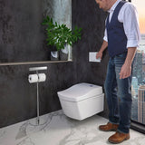 TOTO CWT994CEMFG#01 + SN994M01 Neorest EW Wall-Hung Dual-Flush Toilet Bowl & Washlet in Cotton