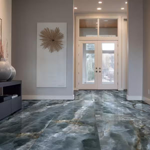 Tourmaline 24 in. x 48 in. Polished Porcelain Onyx Look Floor and Wall Tile (15.50 sq. ft./Case)