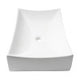 ALFI brand ABC904 White 26" Fancy Rectangular Above Mount Ceramic Sink