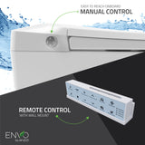 ENVO Echo Elongated Smart Toilet Bidet in White with Auto Open, Auto Close, Auto Flush, and Heated Seat