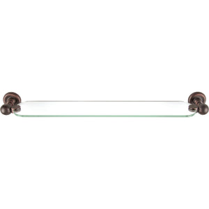 Atlas Homewares Emma Bath Glass Shelf 24 Inch Venetian Bronze