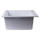 ALFI brand AB3020DI-W White 30" Drop-In Single Bowl Granite Composite Kitchen Sink