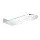ALFI brand RAIN10RW-PC Polished Chrome 10" Wall-Mounted Square Waterfall Rain Shower Head