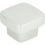 Atlas Homewares Chunky Square Knob Medium 1 7/16 Inch Polished Chrome